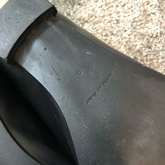 Everlane black leather modern point loafer 9 - Picture 7 of 7